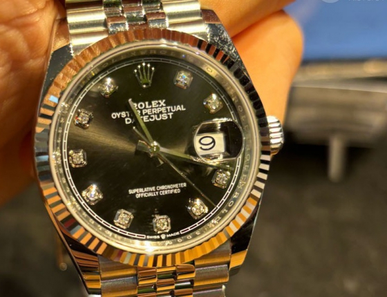 东京Jackroad入手  劳力士36黑盘钻刻datejust