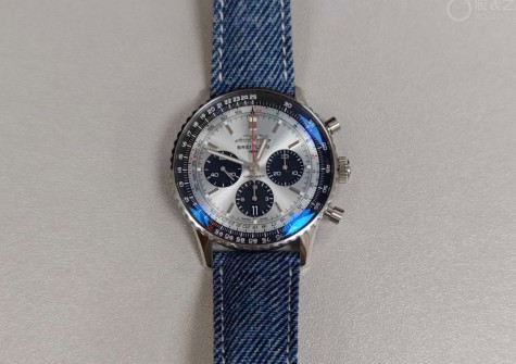  Realized a dream wave of Breitling, better match with denim blue