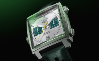 TAG HEUER 泰格豪雅发布 全新摩纳哥系列竞速绿计时码表