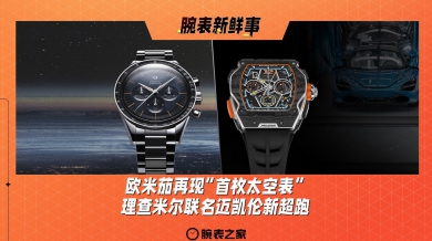 欧米茄再现“首枚太空表”、理查米尔联名迈凯伦新超跑：腕表新鲜事（10.7 - 10.13）