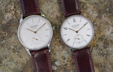 Nomos推出Orion Neomatik Doré腕表和Tangente Neomatik Doré腕表