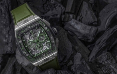 Hublot宇舶表推出Spirit of Big Bang Titanium Green Carbon腕表