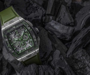 Hublot宇舶表推出Spirit of Big Bang Titanium Green Carbon腕表