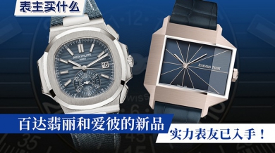 [表主买什么]百达翡丽和爱彼的新品，实力表友已入手！