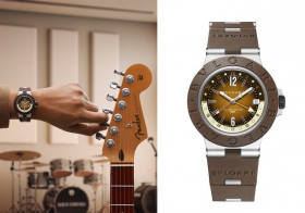 挥洒不羁魅力 共赴音乐之旅 群星演绎BVLGARI宝格丽ALUMINIUM GMT x FENDER® 联名特别款腕表