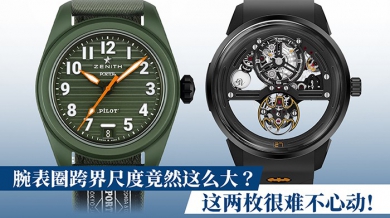 腕表圈跨界尺度竟然这么大？这两枚很难不心动！