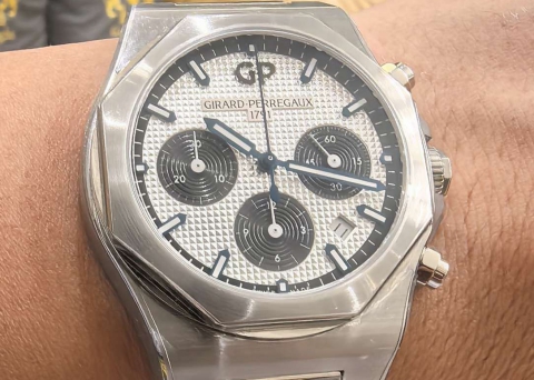 做工还是可圈可点的  GP芝柏表 桂冠 CHRONOGRAPH