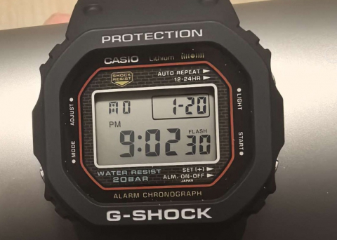 DW-5000R-1A种草拔草笔记  卡西欧GSHOCK主题