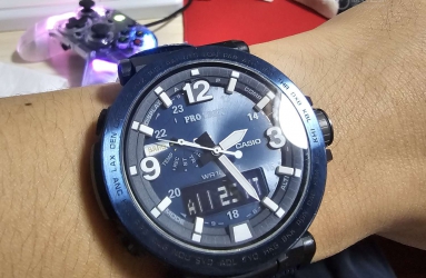大學生的第一只卡西歐  PROTREK PRG-600YB-2