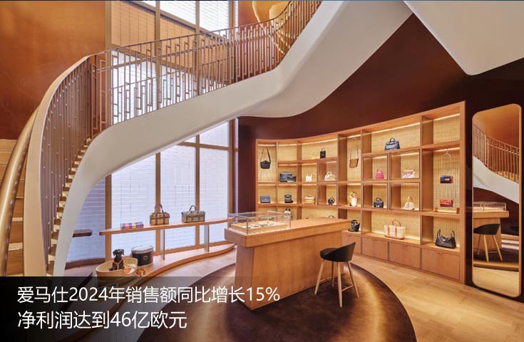 愛馬仕2024年銷售額同比增長(zhǎng)15% 凈利潤(rùn)達(dá)到46億歐元