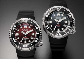 西铁城推出两款Promaster Eco-Drive Professional Diver 300米腕表