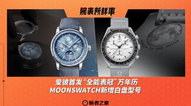 爱彼首发“全能表冠”万年历、MOONSWATCH新增白盘型号：腕表新鲜事（2.24 - 3.2）