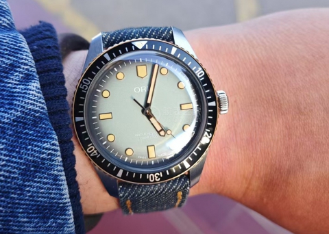 当瑞士制表邂逅日式匠人  豪利时 潜水 ORIS DIVERS 01 