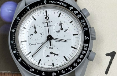 最新入手腕表分享  Swatch X Omega联名超霸1965