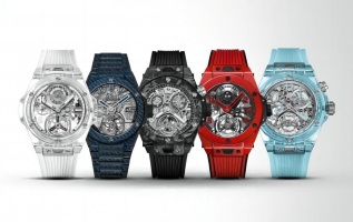 复杂工艺的巅峰呈现：HUBLOT宇舶表重磅发布 售价100万瑞士法郎的BIG BANG系列 20周年纪念版“材质与高复杂功能”孤品套装