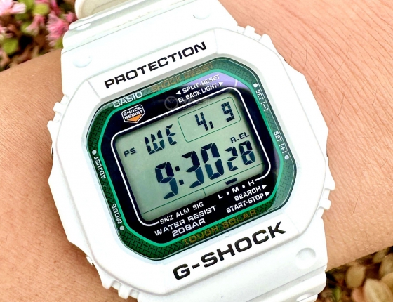 这是春天的小绿圈  我的卡西欧 G-SHOCK