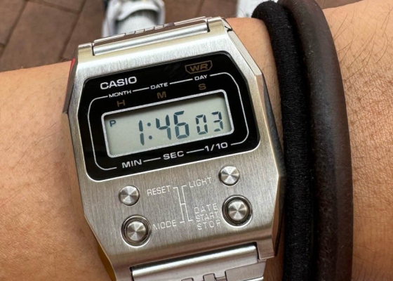 绝对的小众高端款式  casio卡西欧A1100