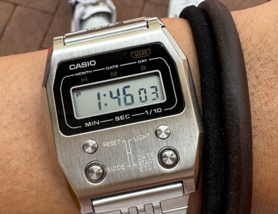 绝对的小众高端款式  casio卡西欧A1100