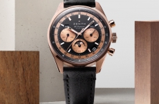 黑金美学：ZENITH真力时CHRONOMASTER旗舰系列 复兴款全历腕表玫瑰金版焕新呈献