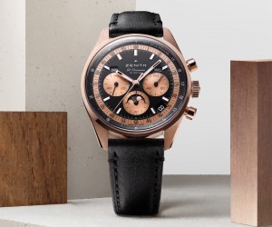 黑金美学：ZENITH真力时CHRONOMASTER旗舰系列 复兴款全历腕表玫瑰金版焕新呈献