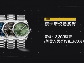 【每周新表情报】浪琴/西铁城/巍刻/蕾蒙威/柏莱士：本周新表资讯一览！