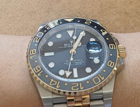 用自己的钱买表心安理得  购入劳力士间金皮蛋圈