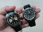 迟到的帝舵小怪兽  帝舵碧湾计时型黄金钢