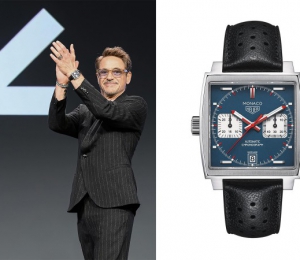 演员小罗伯特·唐尼（Robert Downey Jr.）佩戴TAG HEUER泰格豪雅腕表彰显卓越风范