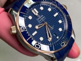 人生中第一块欧米茄  选择海马300间金蓝