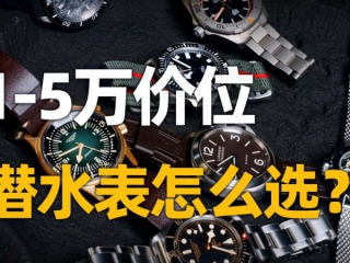 【视频】1-5万预算潜水腕表怎么选？看完这期就懂了！