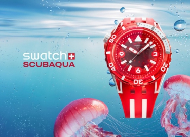 斯沃琪SCUBAQUA 潜航系列 创新材质大胆混搭