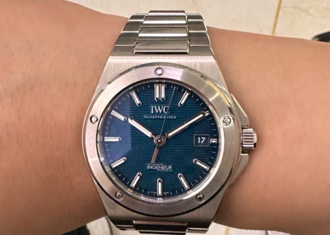 终于入手湖绿色盘面  IWC万国表工程师