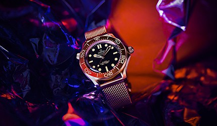 歐米茄青銅金海馬300米：潛水表的奢華進化論