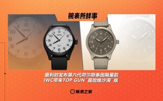 豪利时发布第六代荷尔斯泰因限量款、IWC带来TOP GUN“莫哈维沙漠”版：腕表新鲜事（6.2 - 6.8）