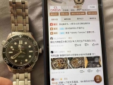 找到适合自己的表  欧米茄海马300黑盘
