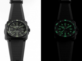 BELL & ROSS 柏莱士发布全新潜水表BR-03 Diver Lum Outline