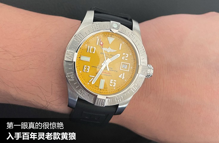  [论坛] 第一眼真的很惊艳  入手百年灵老款黄狼