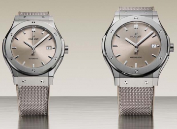 Hublot宇舶表推出经典融合系列Essential Taupe 42毫米和45毫米腕表