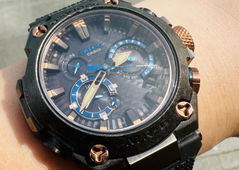 让我非常满意的一款  卡西欧GSHOCK MRG胜色