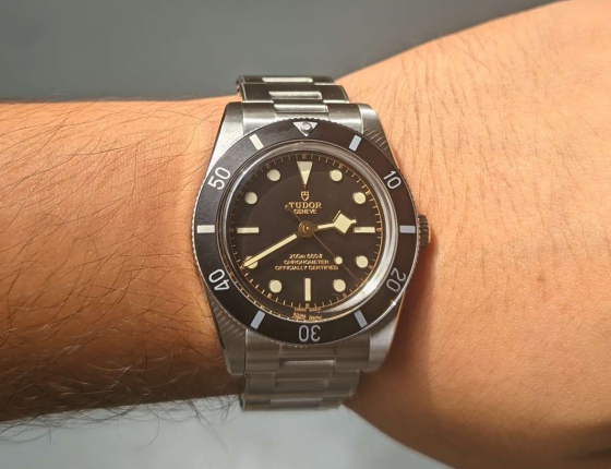 找到了适合小腕子的  帝舵 碧湾 54 型