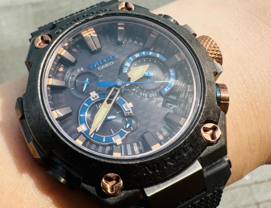 让我非常满意的一款  卡西欧GSHOCK MRG胜色