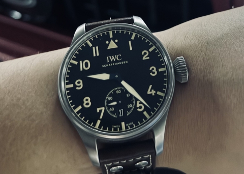 大飞必须得配大G  IWC万国表大型飞行员