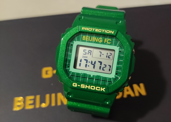 球迷必备终于等到你  卡西欧GSHOCK北京国安联名