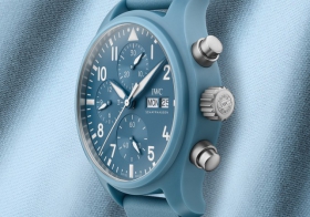 IWC万国表飞行员系列TOP GUN 新增两款浅蓝色计时腕表