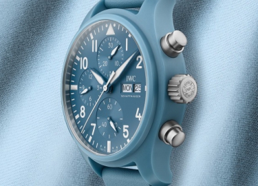 IWC万国表飞行员系列TOP GUN 新增两款浅蓝色计时腕表