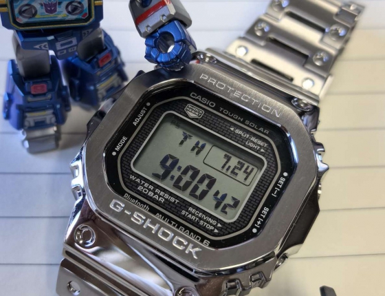 戴上它仿佛进入战斗状态  卡西欧经典GMW-B5000
