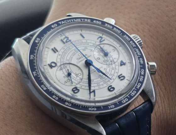海马换超霸不同的体验  欧米茄 超霸 CHRONOSCOPE