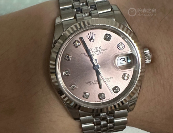 粉盘入手送给爱人  劳力士日志型36