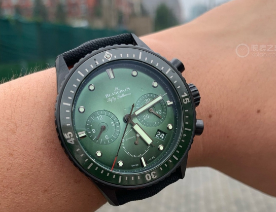 出现在北纬39°的极光  宝珀五十噚极光绿