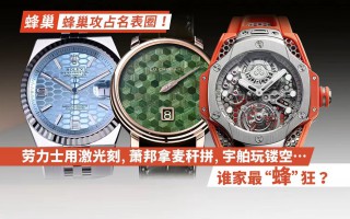 蜂巢攻占名表圈!劳力士用激光刻,萧邦拿麦秆拼,宇舶玩镂空…谁家最“蜂”狂?